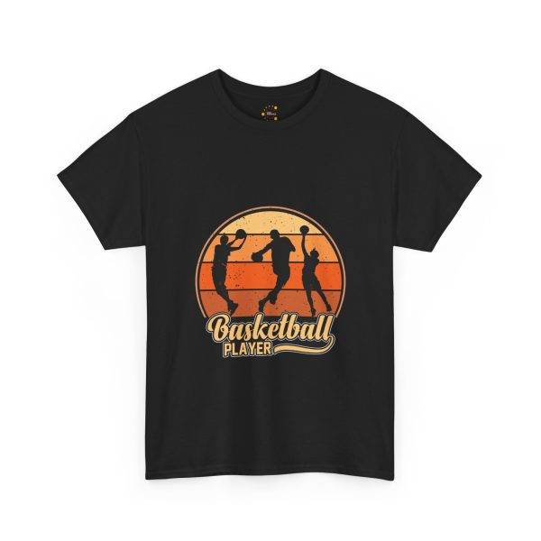 Basketball Player Black Color T-Shirt For Unisex Heavy Cotton Tee Basketball Player Black Color T-Shirt For Unisex Heavy Cotton Tee