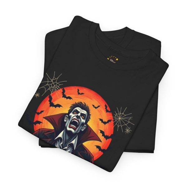 Halloween Fright Night Black Color T-Shirt For Unisex Heavy Cotton Tee