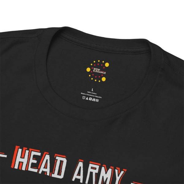 Head Army Unisex Heavy Cotton Tee - Patriotic Graphic Tee for Freedom Lovers