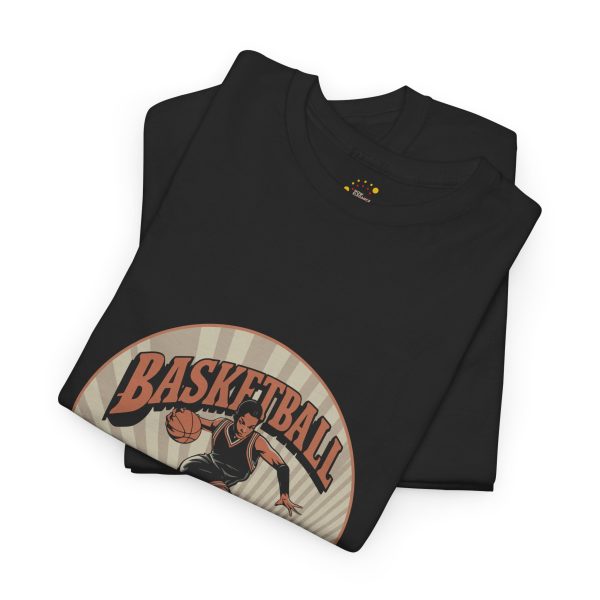 Vintage Basketball Unisex Heavy Cotton Tee - Perfect for Sports Fans