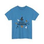 Halloween It's Spooky Season Blue Color T-Shirt For Unisex Heavy Cotton Tee