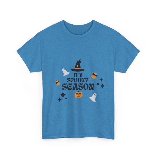 Halloween It's Spooky Season Blue Color T-Shirt For Unisex Heavy Cotton Tee