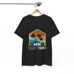 Summer Vibes Unisex Heavy Cotton Tee - Tropical Graphic T-Shirt