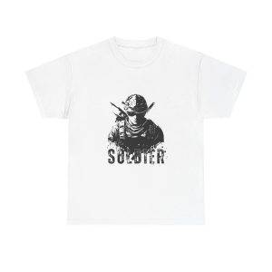 Soldier White Color T-Shirt For Men