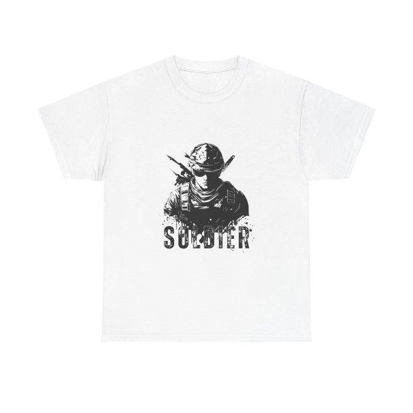 Soldier White Color T-Shirt For Men