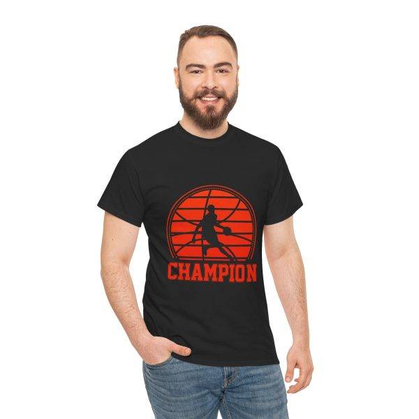Champion Basketball Unisex Heavy Cotton Tee - Perfect for Sports Enthusiasts