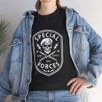 SPECIAL FORCES SILENT DEADLY 1979 Black Color T-Shirt For Unisex Heavy Cotton Tee