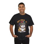 Bulldog Black Color T-Shirt For Unisex Heavy Cotton Tee