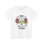 Wolf I live music T-Shirt Unisex Heavy Cotton Tee