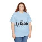 The Legend Blue Color T-Shirt For Unisex Heavy Cotton Tee