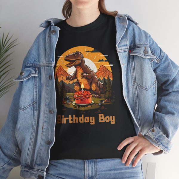 Birthday Boy Black Color T-Shirt For Unisex Heavy Cotton Tee