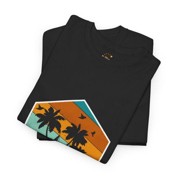 Summer Vibes Unisex Heavy Cotton Tee - Tropical Graphic T-Shirt