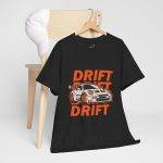 DRIFT Black Color T-Shirt For Unisex Heavy Cotton Tee DRIFT Black Color T-Shirt For Unisex Heavy Cotton Tee
