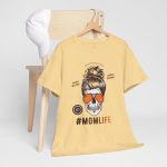 Mother Mom Life Yallow Color for Unisex Heavy Cotton Tee