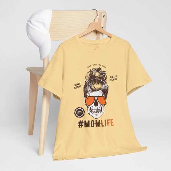 Mother Mom Life Yallow Color for Unisex Heavy Cotton Tee