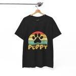 Puppy Unisex Heavy Cotton Dog Tee - Happiness is a Warm Puppy Graphic Tee