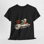 Halloween Trick Or Treat Black Color T-Shirt For Unisex Heavy Cotton Tee