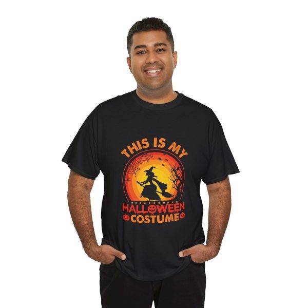 THIS IS MY HALLOWEEN COSTUME Black Color T-Shirt For Unisex Heavy Cotton Tee