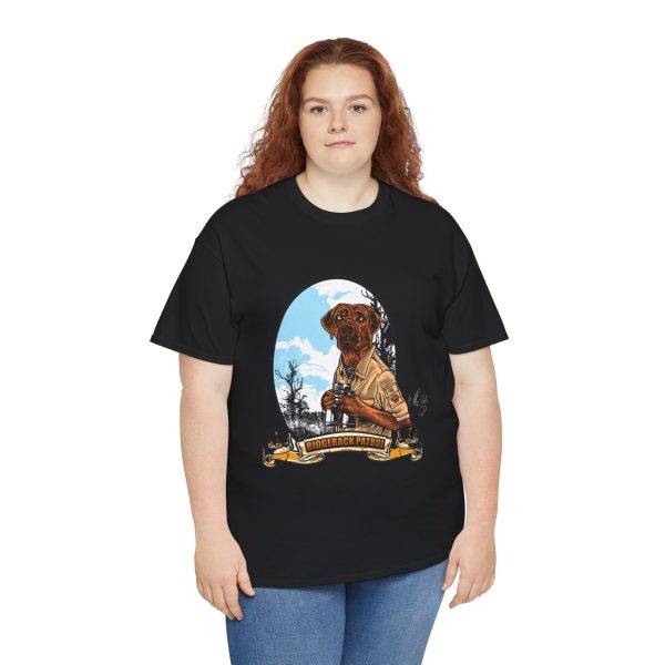 Rugged Adventure Dog Tee - Unisex Heavy Cotton T-Shirt with Outdoor Vibe