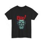 Boo Halloween Frankenstein's Black Color T-Shirt For Unisex Heavy Cotton Tee Boo Halloween Frankenstein's Black Color T-Shirt For Unisex Heavy Cotton Tee