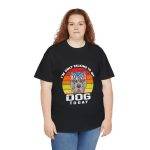 Funny Dog Lovers Unisex Heavy Cotton Tee - "I'm Only Talking to My Dog Today"