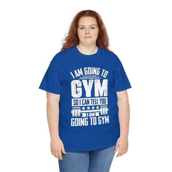 Funny Gym Quote Unisex Heavy Cotton Tee - Perfect Workout Gift