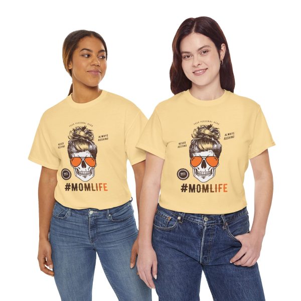 Mother Mom Life Yallow Color for Unisex Heavy Cotton Tee