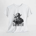Soldier White Color T-Shirt For Men