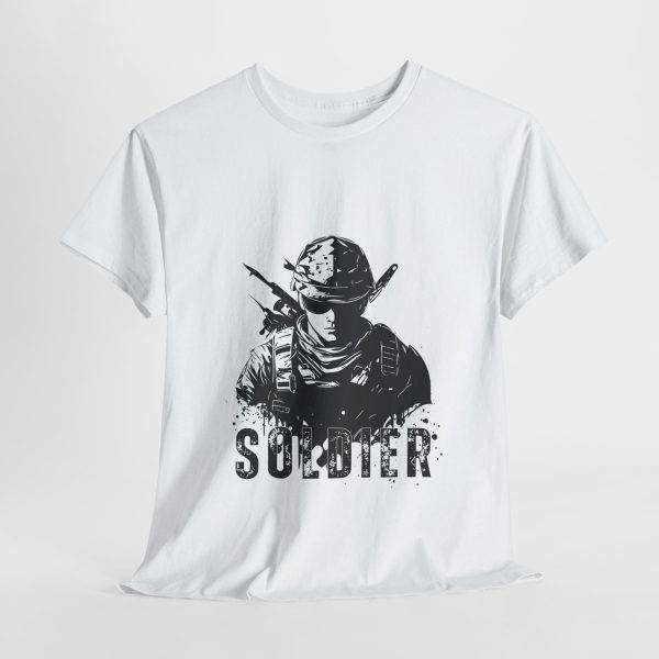 Soldier White Color T-Shirt For Men