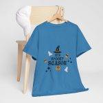 Halloween It's Spooky Season Blue Color T-Shirt For Unisex Heavy Cotton Tee