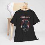 Head Army Unisex Heavy Cotton Tee - Patriotic Graphic Tee for Freedom Lovers