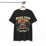 Road Trip Caption Black Color T-Shirt For Unisex Heavy Cotton Tee Road Trip Caption Black Color T-Shirt For Unisex Heavy Cotton Tee