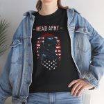 Head Army Unisex Heavy Cotton Tee - Patriotic Graphic Tee for Freedom Lovers