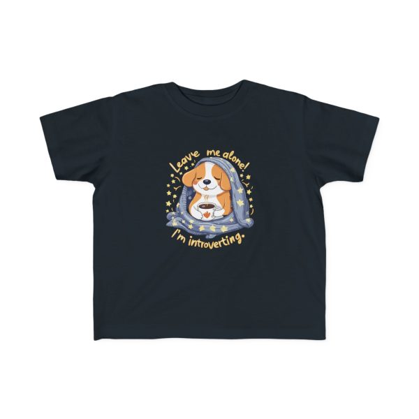 Toddler Introvert Dog Kids Tee - 'Leave Me Alone!'