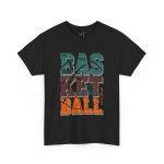 Vintage Basketball Unisex Heavy Cotton Tee - Sporty Graphic T-Shirt for Fans