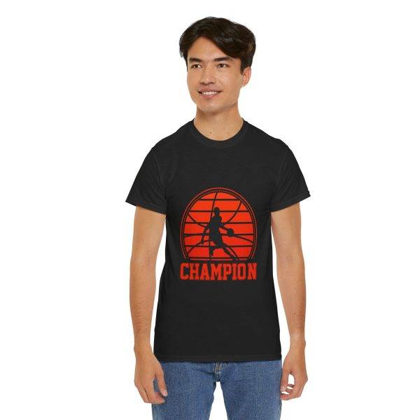 Champion Basketball Unisex Heavy Cotton Tee - Perfect for Sports Enthusiasts
