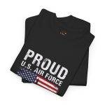 Proud U.S. Air Force Mom Unisex Heavy Cotton Tee