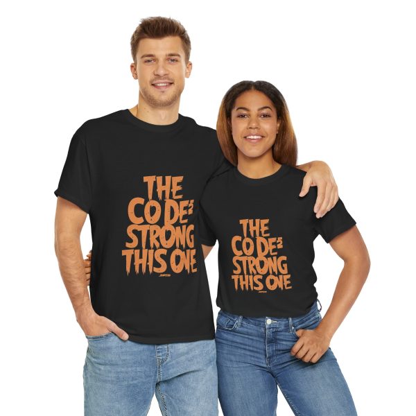Programmer The Code Strong This One Black Color T-Shirt For Unisex Heavy Cotton Tee