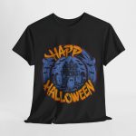 Happ Halloween Black Color T-Shirt For Unisex Heavy Cotton Tee Happ Halloween Black Color T-Shirt For Unisex Heavy Cotton Tee