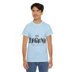 The Legend Blue Color T-Shirt For Unisex Heavy Cotton Tee