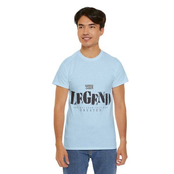 The Legend Blue Color T-Shirt For Unisex Heavy Cotton Tee