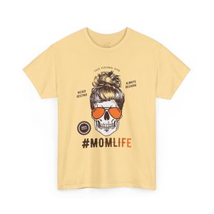 Mother Mom Life Yallow Color for Unisex Heavy Cotton Tee