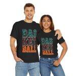 Vintage Basketball Unisex Heavy Cotton Tee - Sporty Graphic T-Shirt for Fans