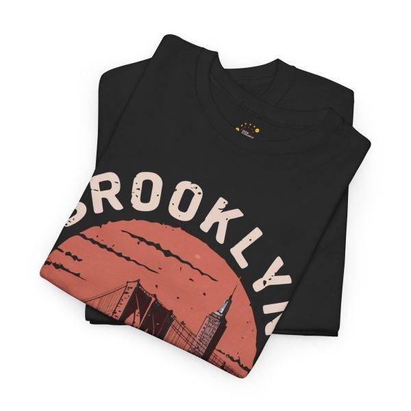 Brooklyn New York Black Color T-Shirt For Unisex Heavy Cotton Tee