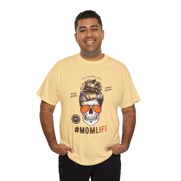 Mother Mom Life Yallow Color for Unisex Heavy Cotton Tee