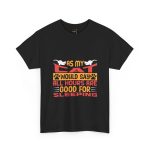 Mu Cat Would Say Black Color T-Shirt For Unisex Heavy Cotton Tee