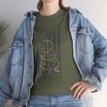 American Veteran Military Green Color T-Shirt For Unisex Heavy Cotton Tee