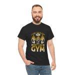 Funny Gym Lover Unisex Heavy Cotton Tee - "I Like to Sleep But Not Like Gym"