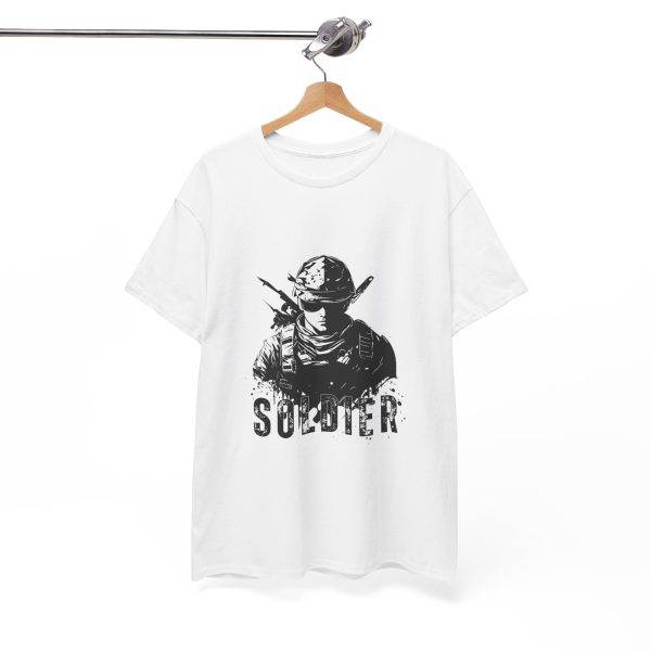 Soldier White Color T-Shirt For Men