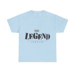 The Legend Blue Color T-Shirt For Unisex Heavy Cotton Tee